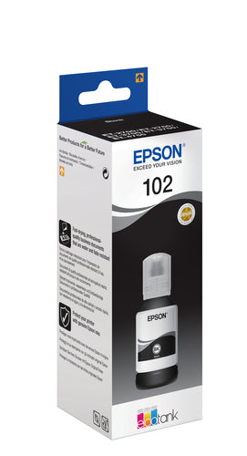 Epson 102 EcoTank Pigment Black ink bottle Epson 102 EcoTank Pigment Black ink bottle